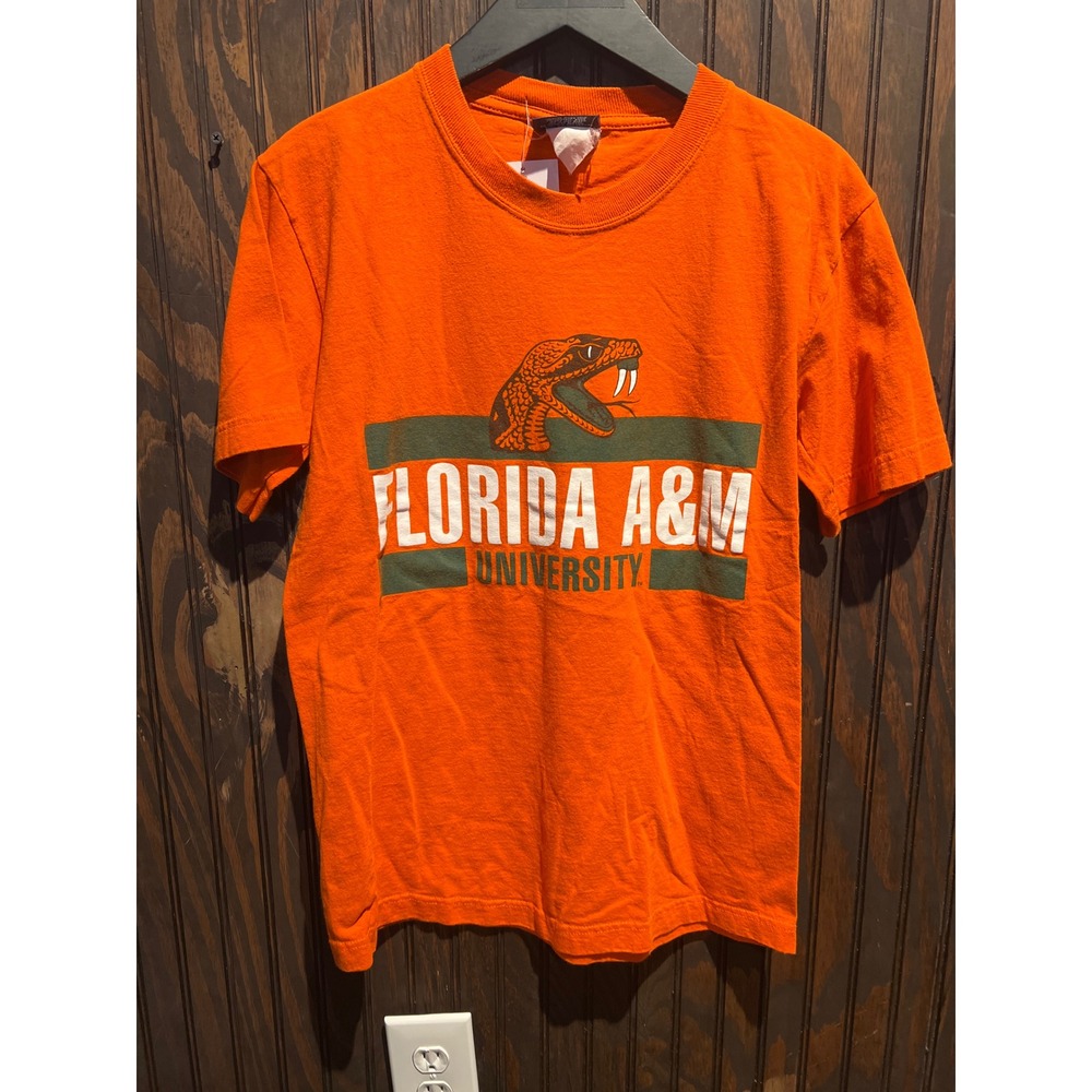 Vintage JanSport Florida A&M University FAMU Rattlers T-Shirt Orange Small